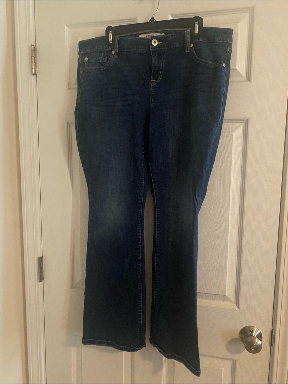 Torrid Slim Boot Dark Blue Women's Bootcut Jeans plus size 16R
